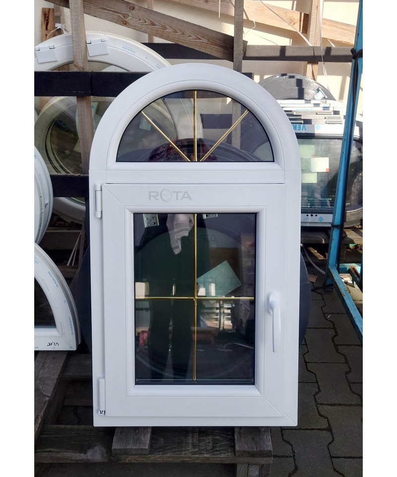 Rundbogenfenster aus Kunststoff